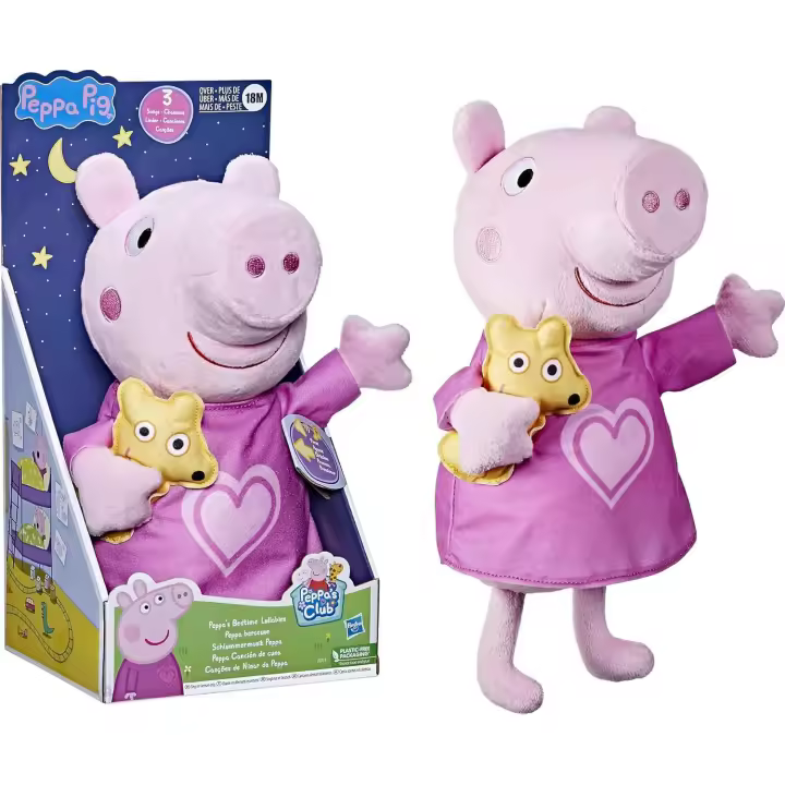 Peppa pig muñeca Canción de cuna de  Hasbro (con sonidos en alemán) - Ideal para niños mayores de 18 meses - 1