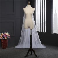 Velo De Novia 3M Dos Capas Suaves Con Cepillo Accesorios De Boda Para Mujeres Tecido De Tulle Polyester Estilo Cortado - details 1