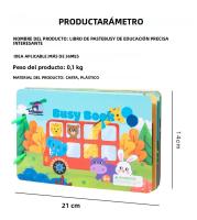 Libro De Actividades Para Niños 1pc Enseñanza Montessori De Pegatinas Y Operaciones De Papel Tablero De Operación Libro De Aprendizaje Para Bebés Y Niños - details 12