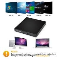 Leer DVD Y CD Con USB 2.0: Lector Portátil De Música Y Películas MP3 Para Computadora De Escritorio Y Laptop Compatible Con Windows 7/8/10 - details 2