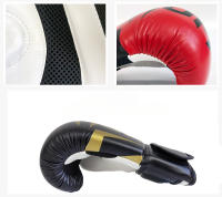 Guantes De Boxeo Profesionales PU Cuero 6/8/10/12oz Para MMA Sanda Entrenamiento Y Boxeo De Muay Thai Unisex - details 9