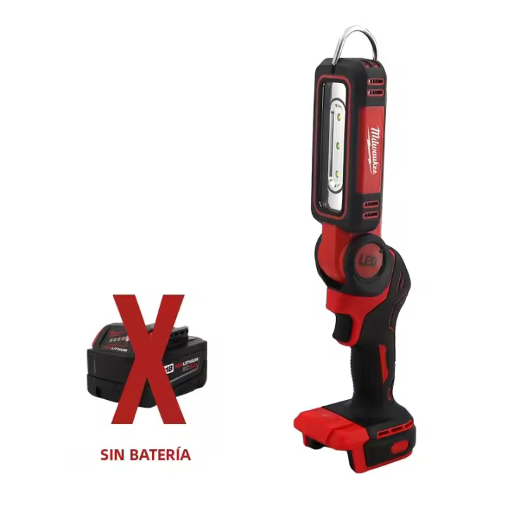 Lámpara De Trabajo LED Milwaukee 18V Compacta Plegable Para Viajes Y Camping Luz Exterior Rotativa Eléctrica Familiar Emergencia Farol De Inundación - 1