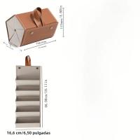 Estuche De Línea De PU Para Gafas Y Solares Portátil Plegable Con 2/3/4/5 Cajas Organizadoras Para Ópticas Unisex - details 9