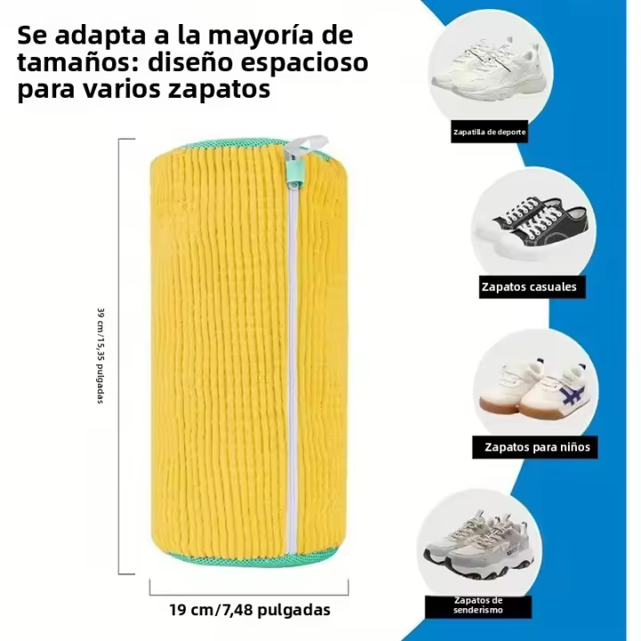 Bolsa De Limpieza Y Lavado Reutilizable Para Zapatos Kit De Limpieza De Zapatillas Para Eliminar Manchas Bolsa De Lavado De Zapatos - 1