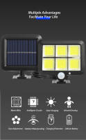 Lámpara De Pared Solar 120COB Con Sensor De Movimiento Y Cable De Extensión De 5m Iluminación Exterior E Interior Luz De Calle Solar Spot Light ABS IP65 - details 0