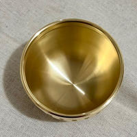 Bol De Bendiciones De Oro Feng Shui Miniatura Exquisita De Metal Retro Y Nostálgica Regalo Significativo De 4.5CM/6CM - details 2