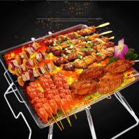 Parrilla de barbacoa portátil, estufa de exterior, estufa de leña, parrilla de barbacoa, estufa de camping portátil, estufa de carbón de acero inoxidable para el hogar, barbacoa portátil - details 0