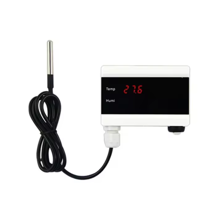 Sensor de temperatura WiFi, termómetro Tuya, detector, pantalla digital, aplicación Smart Life para el hogar, alerta, congelador, alarma de agua, enchufe de la UE - 1