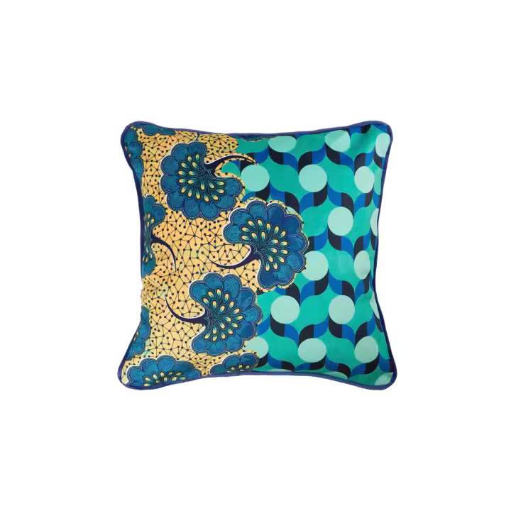 Adda Home Cojín Velvet Flores 45x45 Cm - Estilo y Comodidad - 1