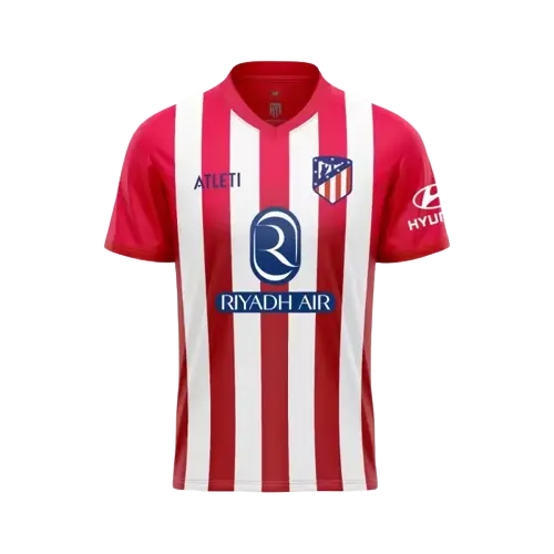 CAMISETA OFICIAL NIÑO  AT.MADRID ( Marca Atleti) Producto Oficial de Futbol - 1