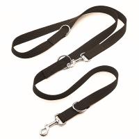 Correa Para Perros Ajustable De Nylon 2.5M Doble Final Control Y Entrenamiento Al Aire Libre Seguridad En Caminatas De Mascotas - details 0