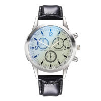 Reloj De Lujo De Cuarzo Con Dial De Acero Inoxidable Reloj Casual De Pulsera Material De Correa De Cuero Estilo Fashion & Casual - details 6