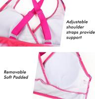 Traje de baño de dos piezas estampado de cintura alta para mujer 2025 - details 4