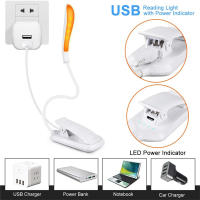 Lámpara De Lectura Recargable USB Clip-On Luz De Libro Ajustable Para Niños Auxiliar De Sueño Luz Para Kindle 3 Colores - details 4