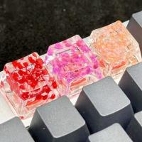 1pc Gypsophila Secas Flower Keycaps Para Teclados Mecánicos Accesorios Únicos Y Estilizados Para Computadoras - details 1