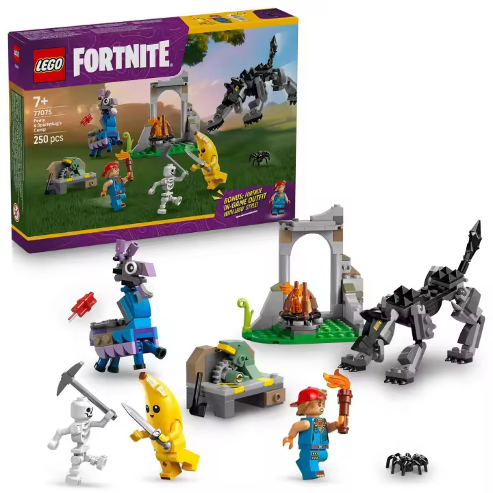 [PREVENTA] LEGO® Fortnite® Campamento de Banano y Bujía Set de Construcción con Figuras del Videojuego 77075 - 1
