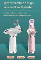 Neumógrafo Portátil Para La Piel Con Luz Roja Y Azul Rejuvenecimiento De La Piel Injector De Oxígeno Sprayer De Belleza Facial USB Recargable Material Plástico - details 2