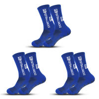 3 Pares De Calcetines De Fútbol Para Hombres Y Mujeres Antideslizantes Transpirables Cómodos De Nylon Altura De Pierna Alargada Para Deporte Y Tenis - details 3