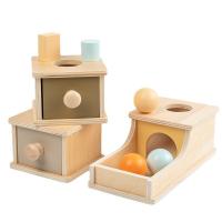 Juguetes Montessori Para Bebés Madera Caja De Monedas Con Cajón Juego De Aprendizaje Educativo Temprano Para Preescolar Ayuda En La Enseñanza De Los Niños - details 1