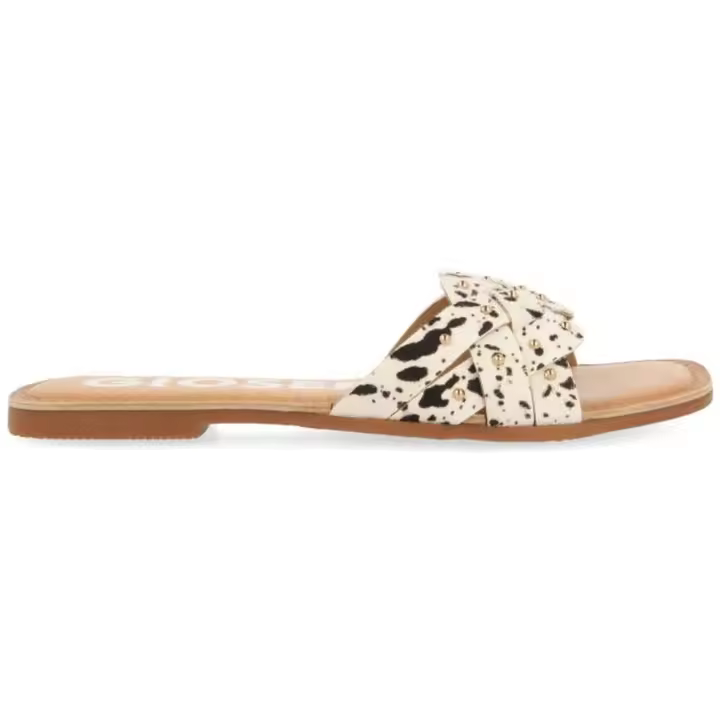 Chanclas marca Gioseppo modelo 65603-Cow para mujer en color blanco - 1