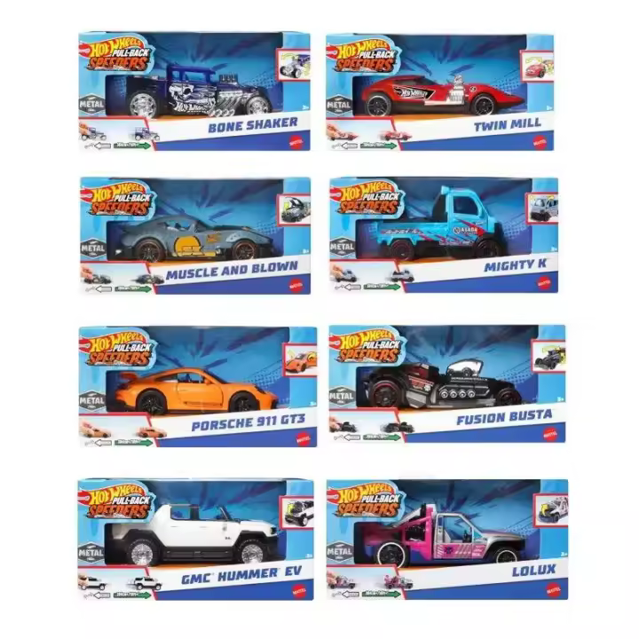 COCHES HOT WHEEELS METAL RETRO FRICCION DE MATTEL - 1
