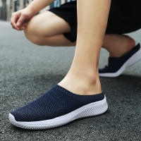 Zapatos Casuales De Malla Para Hombre Verano Transpirables Media Zapatos Comodidad Interior Exterior Parejas Moda Planos Antideslizantes Tamaño True Fit - details 10