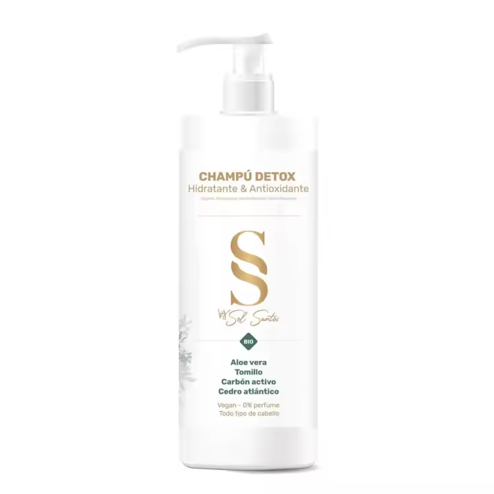 SOL SANTOS Champú detox hidratante - envase Ecofriendly 500 ml - 1