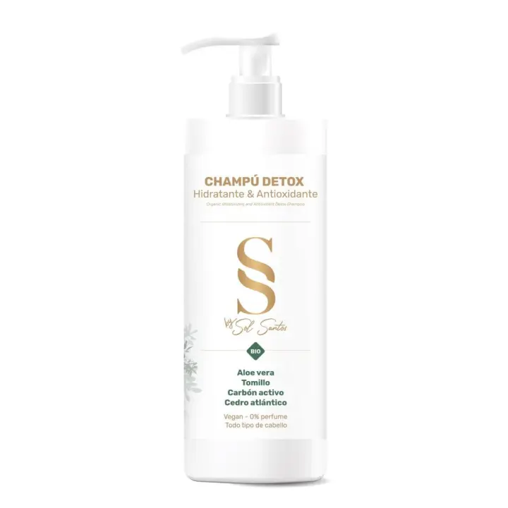SOL SANTOS Champú detox hidratante - envase Ecofriendly 500 ml - 1