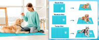 Nobleza - Alfombrilla refrescante para Perros Gatos, 65x50cm Manta Rrefrescante para Perro, Cama Refrescante Mascotas Grande, Alfombra de Gel Activada por Presión - details 2