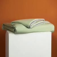 Almohadilla De Aire Para Verano De Seda Helada En Color Puro Manta Fría De Poliéster Suave Y Ligera Tamaño Twin/King - details 8