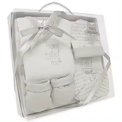 Ropa Bebé Recién Nacido 5 Piezas Duffi Baby 100% Algodón 0-6 meses - 1