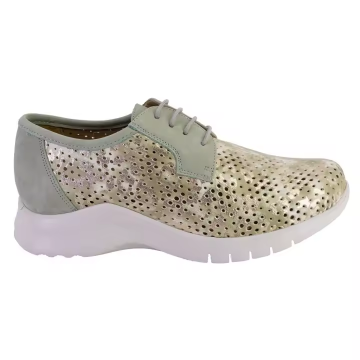 PIESANTO 250715 Zapatos con cordones de mujer verde PIEL 525 - 1