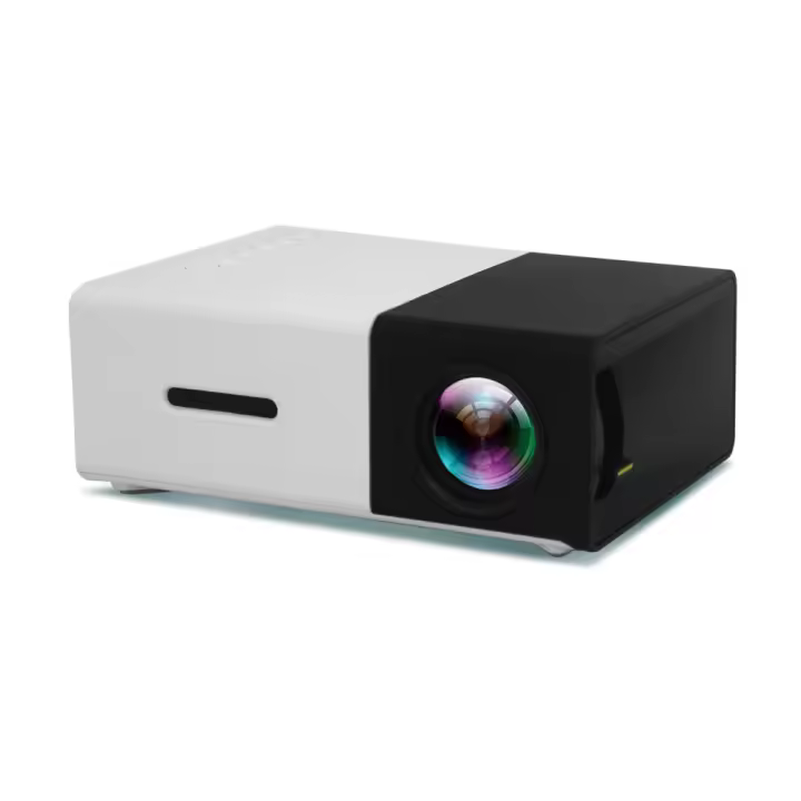 Mini Proyector W Portátil Micro Proyector LED 1080P Home Party Meeting Cinema Proyector W Conexión Eléctrica para Teléfonos Móvil (Última Actualización) - 1