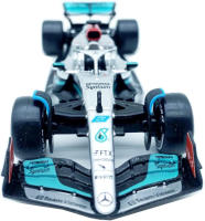 Modelo De Coche De Carreras F1 Mercedes Benz-AMG W13 Bburago 2022 1:43 Aleación De Metal Juguete De Lujo Para Niños Regalo Para Hamilton Russell - details 0