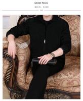 Conjunto Deportivo Casual Para Hombres Mayores MINISO Otoño Invierno Camiseta Y Cardigan Dos Piezas Moda Joven - details 8
