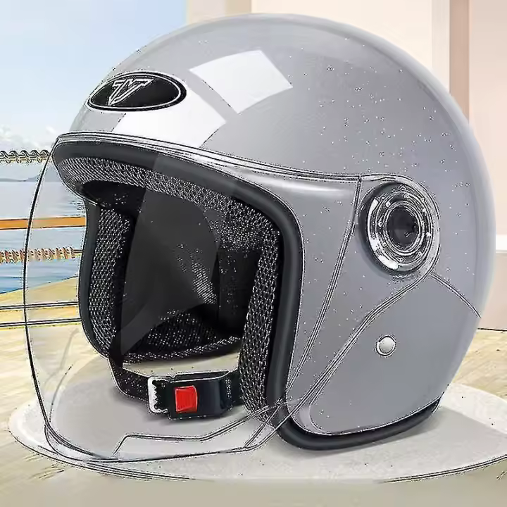 Adultos vehículo eléctrico casco scooter SAF sombrero bicicleta motocicleta Tapa Protectora - 1