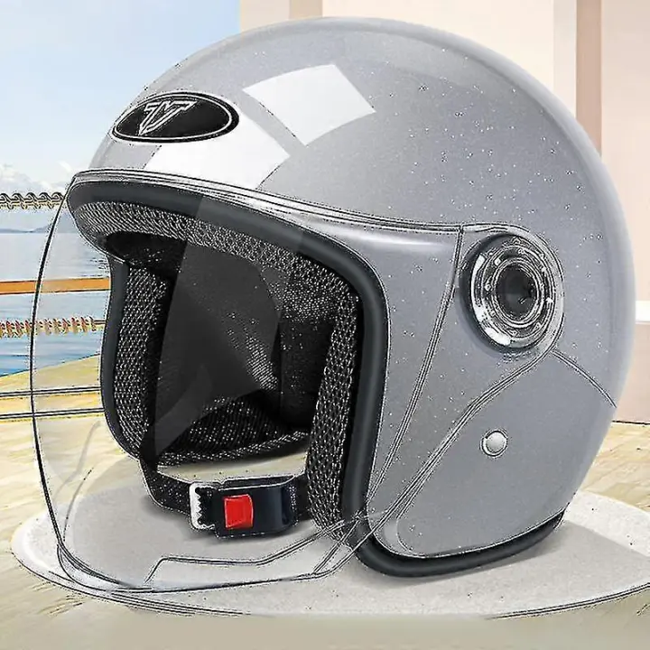 Adultos vehículo eléctrico casco scooter SAF sombrero bicicleta motocicleta Tapa Protectora - 1