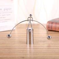 Bola De Equilibrio De Acero Inoxidable Pequeño Ornaments De Iron Man Adorno De Hogar Y Escritorio Pendulo De Newton Para Gimnasio Y Decoración Moderna - details 5