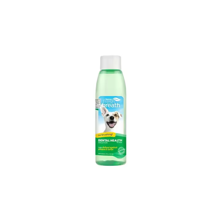 TROPICLEAN FRESH BREATH SOLUCION HIGIENE DENTAL PERROS 473ML - 1
