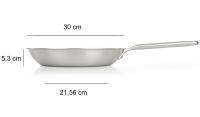 ARCOS Samoa Inox - Set 3 Sartenes Acero Inoxidable (20 / 26 / 30 cm) - Sin Antiadherente - Mango de Inox - Base Inducción - details 3