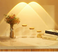 Lámpara De Noche Redonda Con Botón De Presión Para Armario Cocina Dormitorio Decoración Luz De Pared Con Pilas AAA Incluidas - details 24
