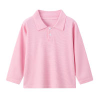Camisa POLO Para Niños Y Niñas De Color Sólido Moda Deportiva Casual Con Mangas Cortas Cómoda Para Verano Talla True Fit - details 5