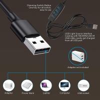 Luz De Escritorio LED Recargable Por USB Protección Ocular Para Lectura Y Libros Con 3 Niveles De Brillo Ajustable Para El Dormitorio Material ABS Fuente De Luz LED - details 7
