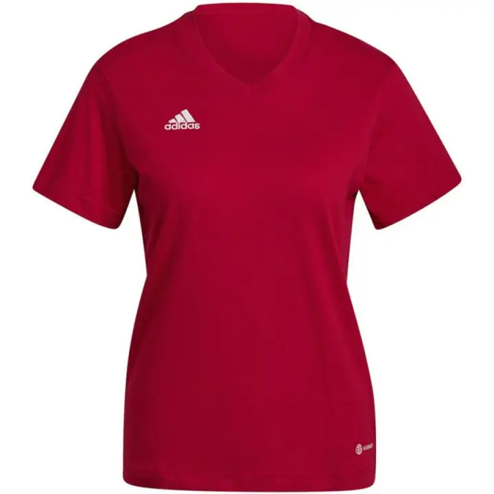 T-shirt adidas Entrada 22 Tee W – Variante de la camiseta femenina Entrada 22, con un ajuste ligeramente más ceñido para un look estilizado. Su tecnología de absorción de sudor permite mantenerse seca y cómoda incluso en entrenamientos intensos. - 1