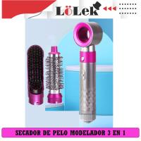 💨 Secador de Pelo LoLek – 1000W, Cepillo y Peine Intercambiable, 3 Niveles de Temperatura, Cable Giratorio – Secado Rápido y Peinado Profesional, Ideal para Alisar, Dar Volumen y Moldear con Facilidad 💖🔥 - details 3