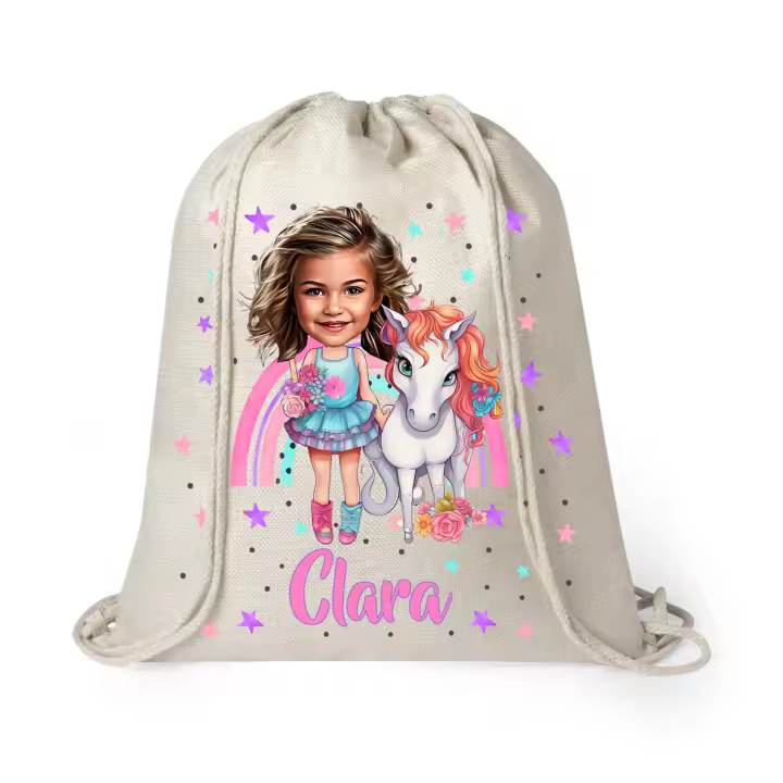 Kembilove Mochila infantil personalizada con caricatura - 1