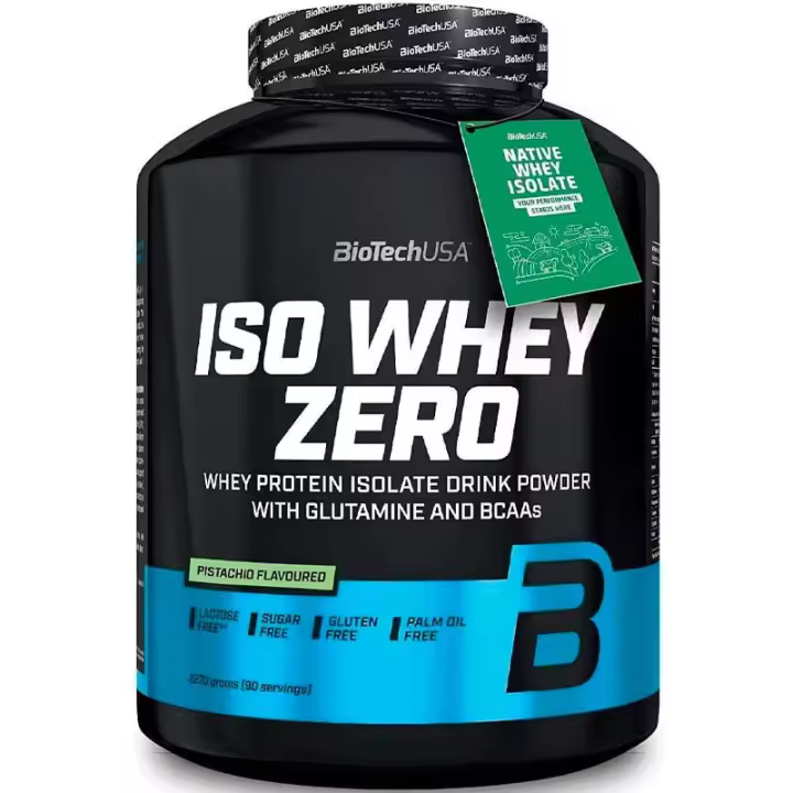 Biotech Usa 2270 gr Iso Whey Zero   Gluten, Sugar FREE  Low Lactose  Whey Protein Isolate - 1