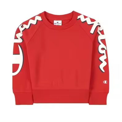Sudadera Champion Niños - Champion Legacy Logo Crewneck Sweatshirt "Red" - 404211-RS032 - 1