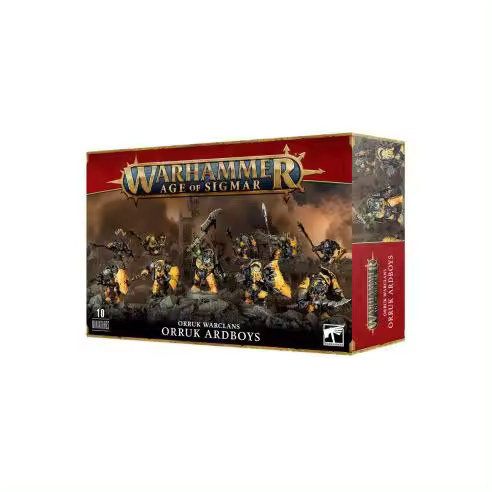 Miniaturas - Age of Sigmar - Orruk Warclans - Orruk Ardboys - Warhammer 89-61 - 1