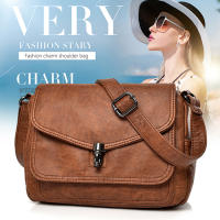 Bolsos de hombro de cuero suave Vintage para mujer, bolsos de lujo, paquete de diseñador, bolso cruzado pequeño, 2021 - details 0